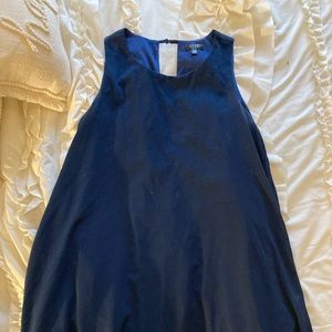 Aline Navy Sleeveless Dress with pockets